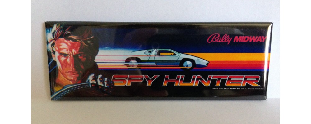 Spy Hunter- Marquee - Magnet - Bally/Midway